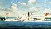 James Bard Alida, Hudson River steamer as painted painting